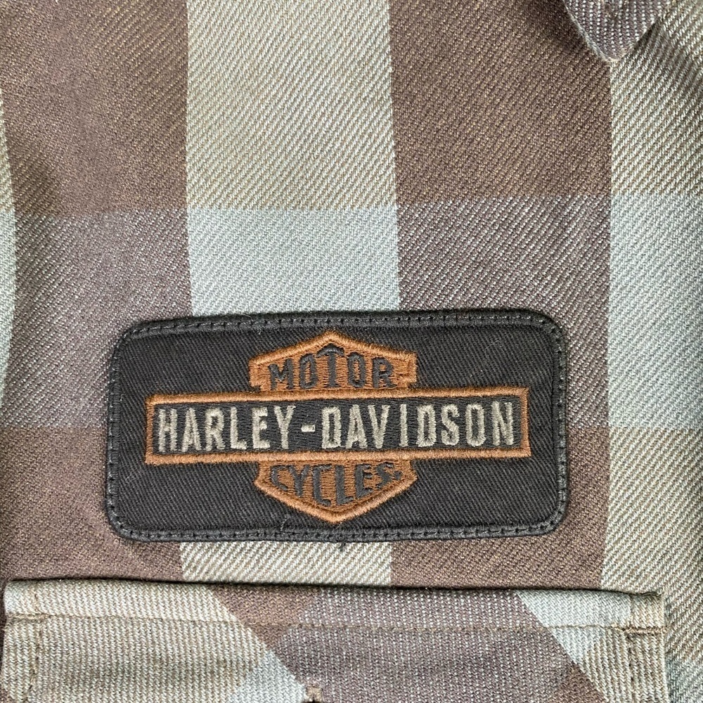 Harley Davidson Slim fit Long Sleeve Woven Shirt - Picture 4 of 11
